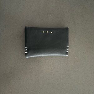 Free People Black Leather Wallet